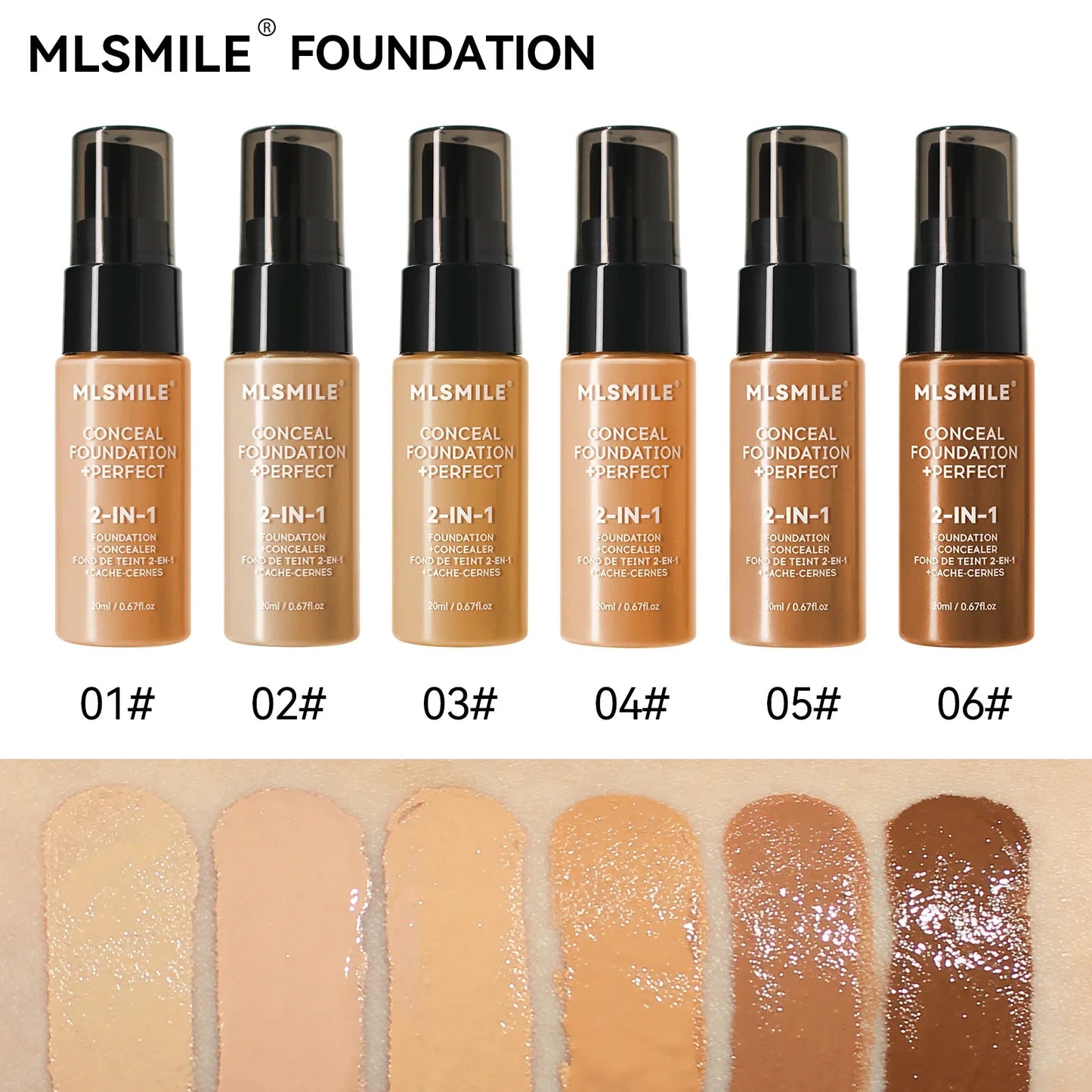 MLSMILE ProStay Powder Foundation