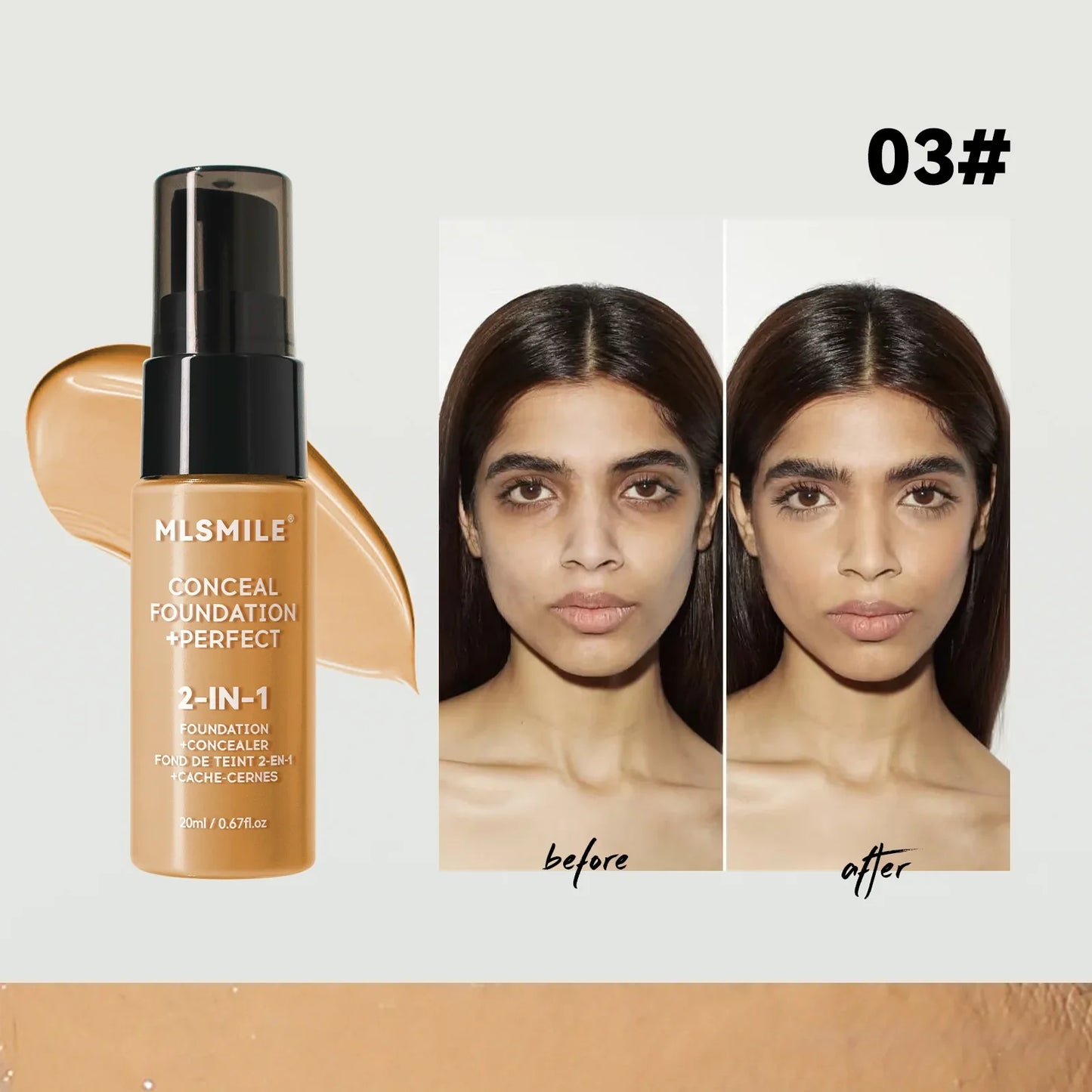 MLSMILE ProStay Powder Foundation